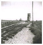 Chemins de fer de l'Hérault - Maureilhan Bifurcation vers Maraussan & vers Colombiers années 1950.jpg