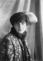 La comtesse de Noailles (photographie de presse, 1922)
