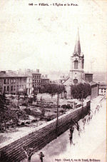 L'église de Villars en 1900