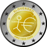 2 € Slovaquie 2009 - Union économique et monétaire