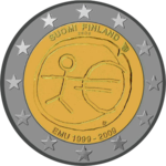 2 € Finlande 2009 - Union économique et monétaire