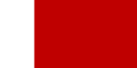 Drapeau de Dubaï (blanc et rouge)