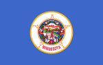 Le drapeau du Minnesota.