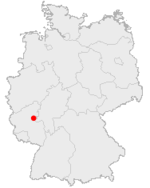 Carte Sankt Goar en Allemagne