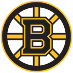 Logo des Bruins représentant un B sur une roue à huit rayons.