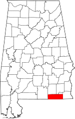 Le comté de Geneva dans l'Alabama