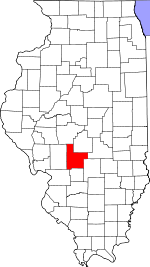 Map of Illinois highlighting Montgomery County.svg