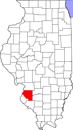 Map of Illinois highlighting St. Clair County.svg