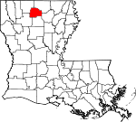Situation de la paroisse de Lincoln en Louisiane