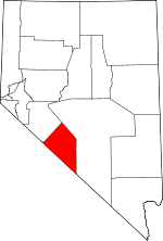 Comté d'Esmeralda dans l'état du Nevada