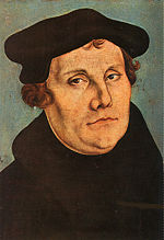 Martin Luther en 1529 par Lucas Cranach l'Ancien