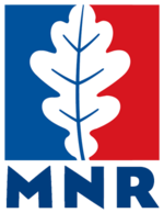 Feuille de chêne, logotype du MNR