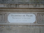 Plaque de Valentine de Milan.JPG