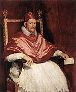 Retrato del Papa Inocencio X. Roma, by Diego Velázquez.jpg
