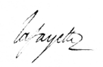 sa signature en 1787