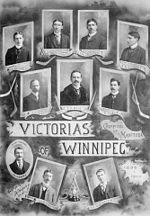 L'équipe en 1900.