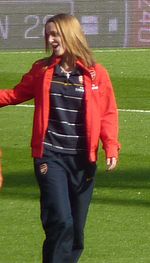 Yvonne Tracy at the Emirates Stadium, London - 20090524.jpg