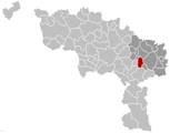 Fontaine-l'Evêque Hainaut Belgium Map.png