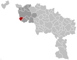 Rumes Hainaut Belgium Map.png