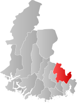 Carte de Vennesla