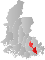 Carte de Songdalen