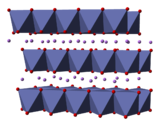 Structure du dioxyde de cobalt et de lithium