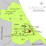 Localització de l'Alqueria de la Comtessa respecte de la Safor.png