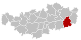 Localisation au sein de la province du Brabant wallon