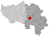 Situation de la commune dans l’arrondissement de Verviers et dans la province de Liège