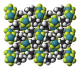 Structure du pentafluoroxénate de tétraméthylammonium