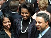 Michelle Obama en février 2007.