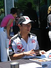 Takuma Satō au GP des Etats-Unis 2005