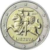 Pièce de 2 euros de la Lituanie