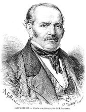 Portrait d'Allan Kardec paru dans L'Illustration, le 10 avril 1869.