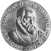 Antonius Scandellus gravé sur une médaille