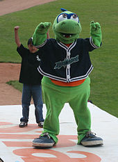 Mascotte de la Vermont's lone Minor League Baseball.
