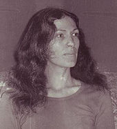 Photographie de la journaliste Chantal Dupille, prise en 1982.