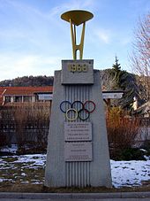 Le monument des jeux olympiques d'hiver de 1968.