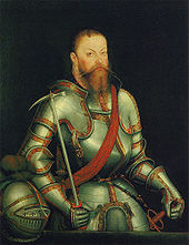 Maurice de Saxe en armure