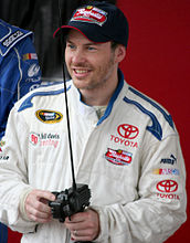Jacques Villeneuve lors des essais du Daytona 500 en février 2008