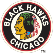 Troisième logo des Blackhawks.