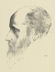 Édouard Vuillard, Lithographie par Odilon Redon (1900)