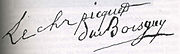 Aimé du Boisguy signature.JPG
