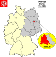 Localisation de l’Oberliga Berlin 74-91