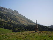 Dent des Portes depuis le Chalet du Mollard (1343 m)