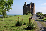 Dunduff Castle from the South, June 2007