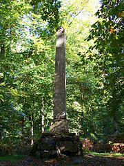 L'obélisque du roi de Rome dans la Forêt domaniale d'Halatte (Oise), parcelle 111, datation 1811