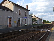 Gare de Bussière-Galant (Haute-Vienne, France)