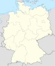 Localisation sur la carte d'Allemagne