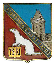 Insigne régimentaire du 13e régiment d'infanterie
